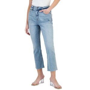 I.N.C. International Concepts Women's High Rise Cropped Frayed Hem Jeans NWT